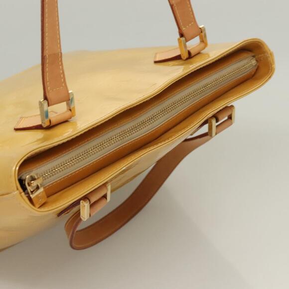 LOUIS VUITTON Monogram Vernis Houston Hand Bag Beige M91004 - Picture 6 of 13